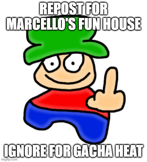 Bambi Middle Finger | REPOST FOR MARCELLO'S FUN HOUSE; IGNORE FOR GACHA HEAT | image tagged in bambi middle finger | made w/ Imgflip meme maker