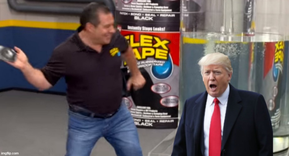 flex tape | image tagged in flex tape,trump,big mouth,tape,clown car republicans,trumpturd | made w/ Imgflip meme maker