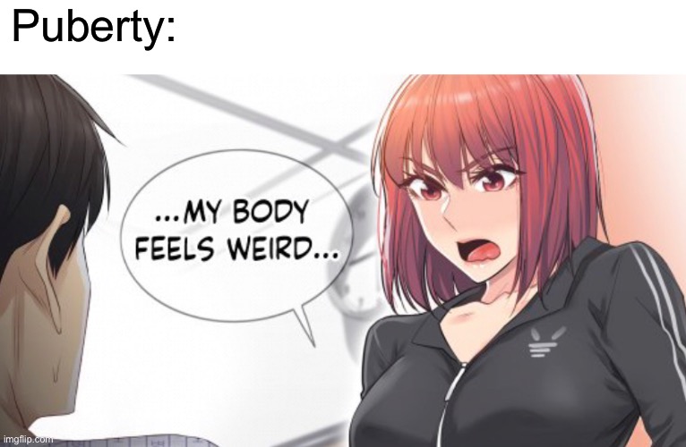 NSFWWWWWWWW | Puberty: | image tagged in mods are poopy | made w/ Imgflip meme maker