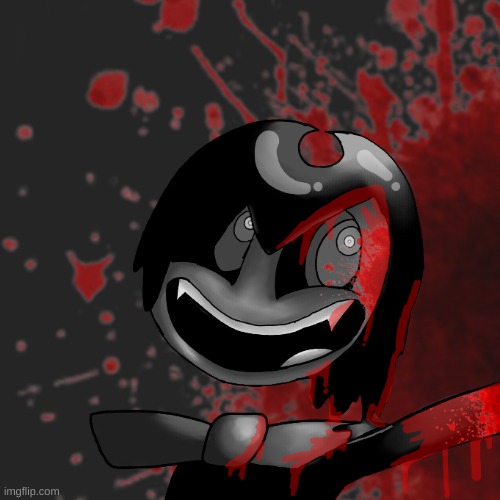 i got way to out of hand with the blood... | image tagged in bendy,kills,henry | made w/ Imgflip meme maker