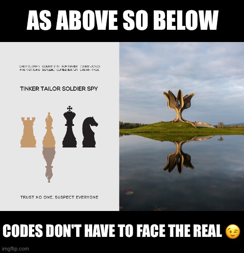 Exporting Gothic crafts without regnum defende | AS ABOVE SO BELOW; CODES DON'T HAVE TO FACE THE REAL 😉 | image tagged in code,tree of life,goth people,royal,wwii,holocaust | made w/ Imgflip meme maker