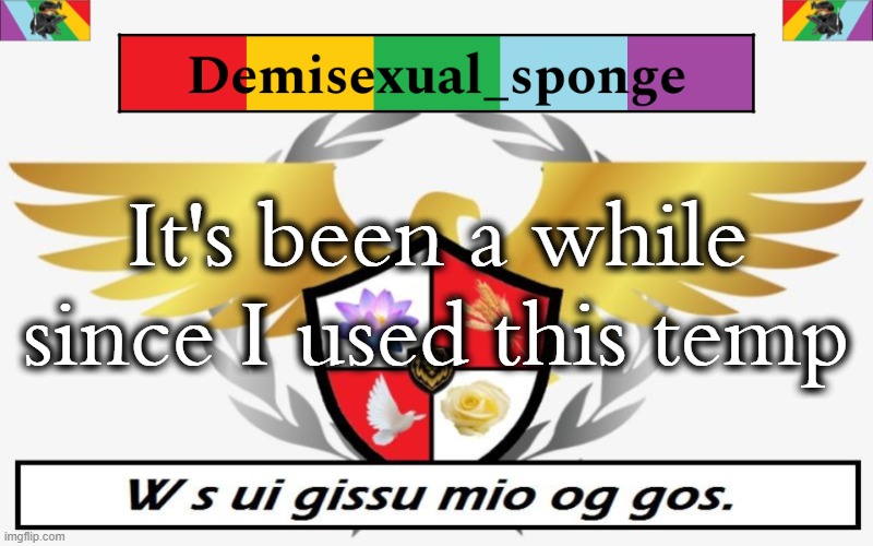 I may delete it | It's been a while since I used this temp | image tagged in ppolice template,demisexual_sponge | made w/ Imgflip meme maker