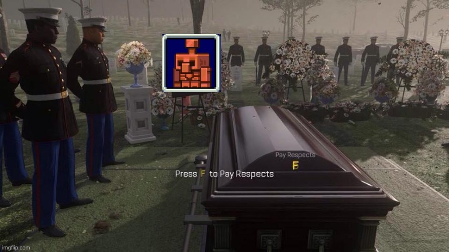 Why did they vote hopper | image tagged in press f to pay respects,minecraft | made w/ Imgflip meme maker