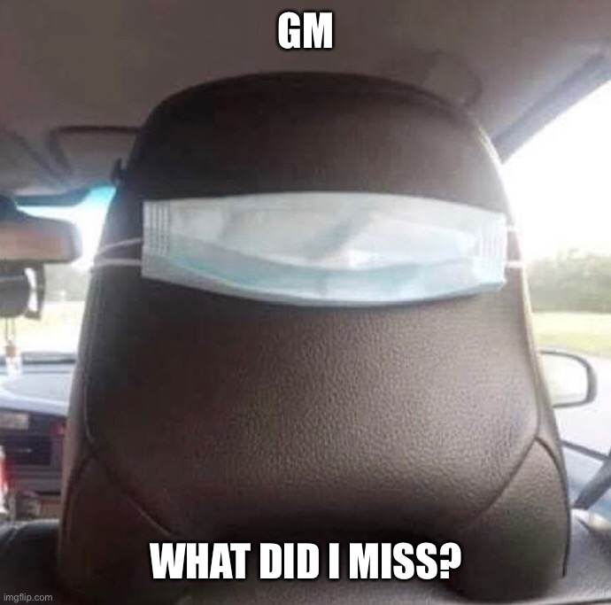 GM; WHAT DID I MISS? | made w/ Imgflip meme maker