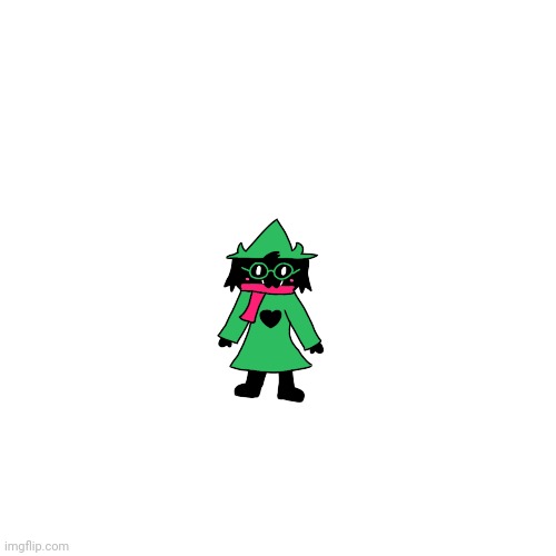 Part 5 of drawing deltarune characters: Best boi ralsei | made w/ Imgflip meme maker