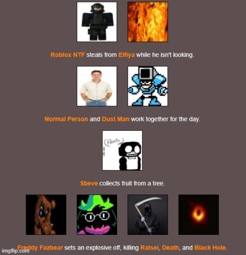 local animatronic kills gods | made w/ Imgflip meme maker