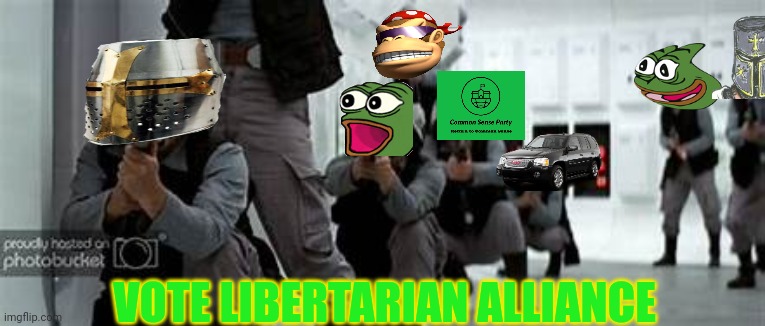 Vote liberty party! | VOTE LIBERTARIAN ALLIANCE | image tagged in rebel alliance,star wars,libertarian,alliance | made w/ Imgflip meme maker