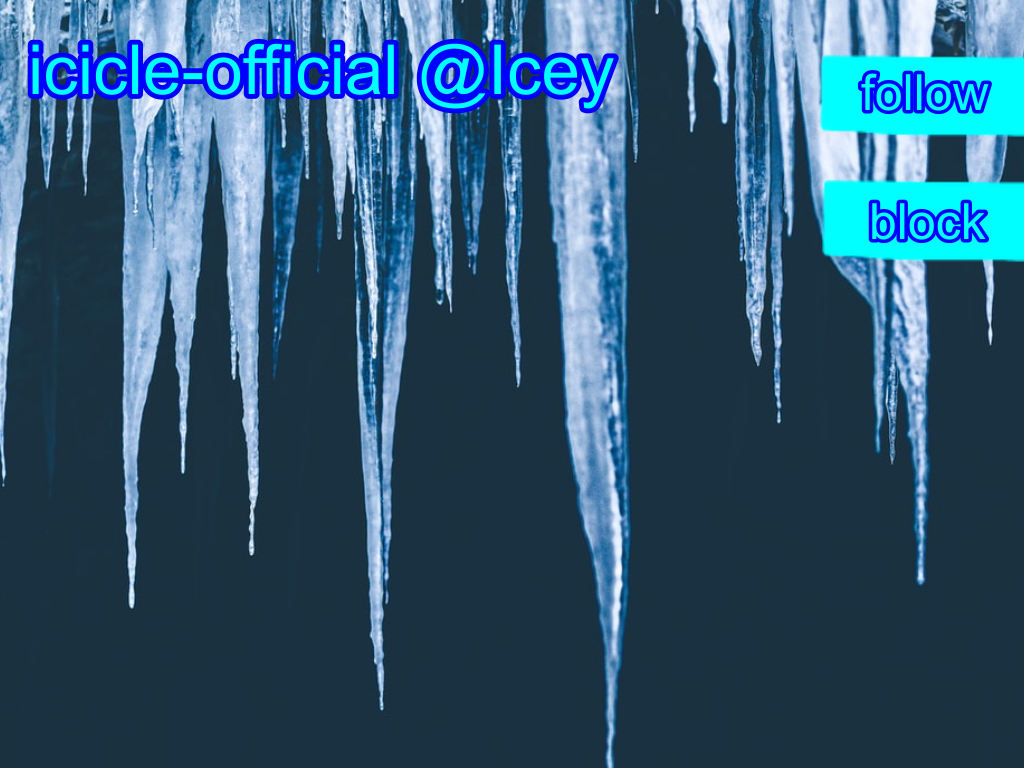 Icicle-official’s announcement template Blank Meme Template