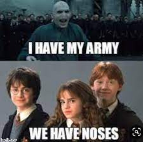 #JOIN THE NOSE ARMY | image tagged in harry potter | made w/ Imgflip meme maker