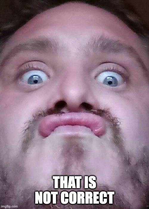 THAT IS NOT CORRECT | THAT IS NOT CORRECT | image tagged in ummmm valor | made w/ Imgflip meme maker
