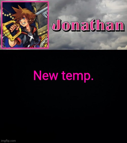 New temp. | image tagged in jonathan dream drop distance | made w/ Imgflip meme maker