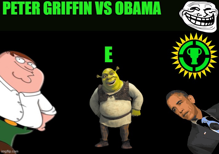 joe mamas | PETER GRIFFIN VS OBAMA; E | image tagged in game theory thumbnail | made w/ Imgflip meme maker