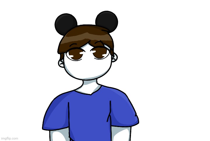 I drew my cousin but I sorta messed up on the body | made w/ Imgflip meme maker