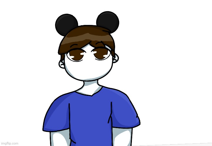I drew my cousin but I sorta messed up on the body | made w/ Imgflip meme maker