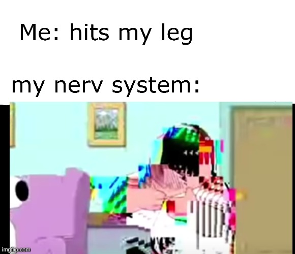 my nerv system be like | image tagged in memes | made w/ Imgflip meme maker