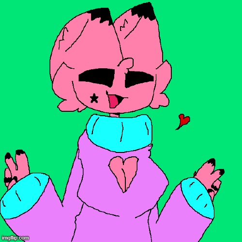new OC. B I G B O O B A . i dont have a name fur her, why dont you give her a name? | made w/ Imgflip meme maker