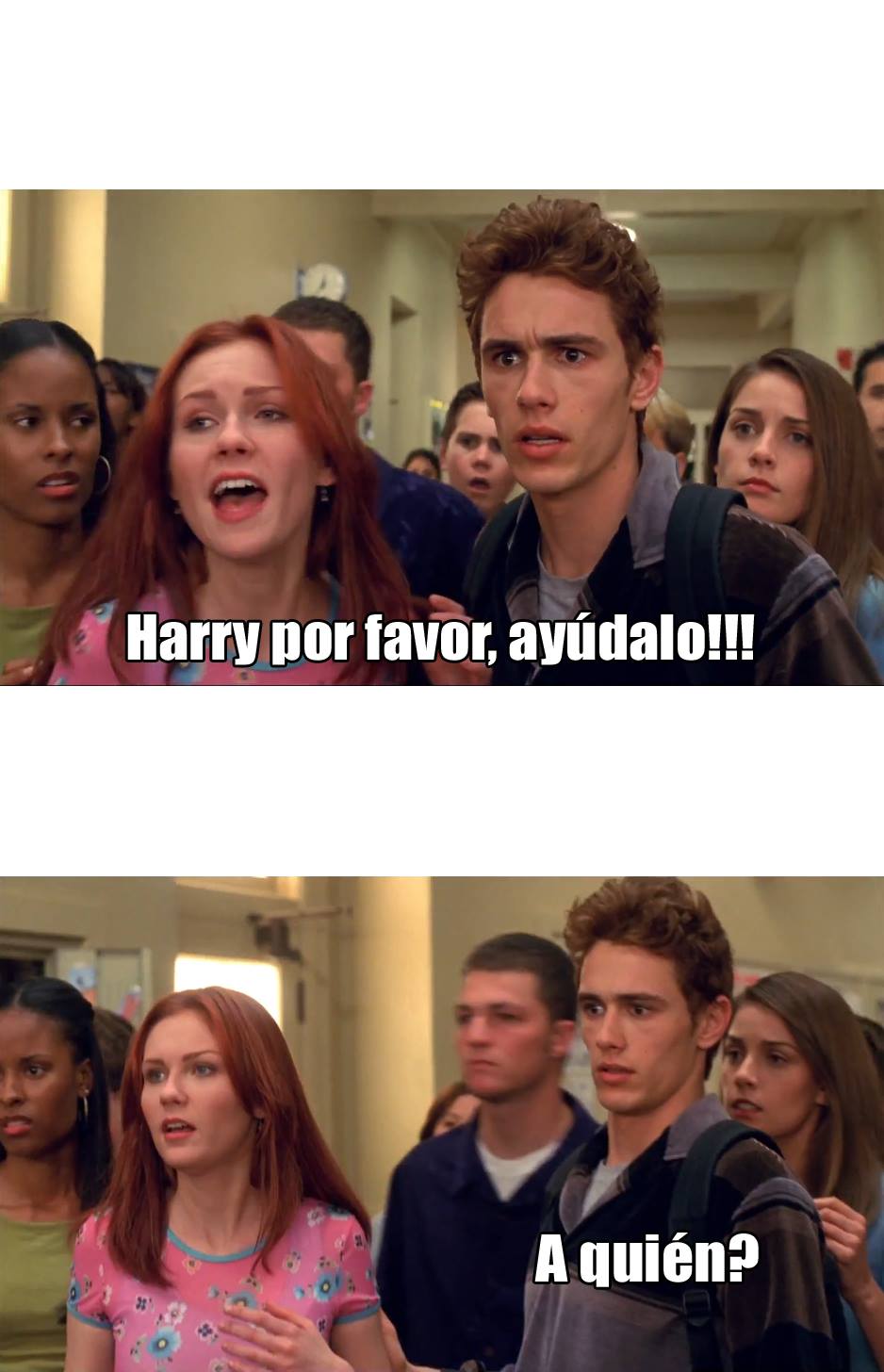 Harry por favor, ayúdalo!!! Blank Meme Template