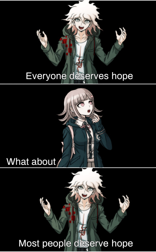Most people deserve hope. Blank Meme Template