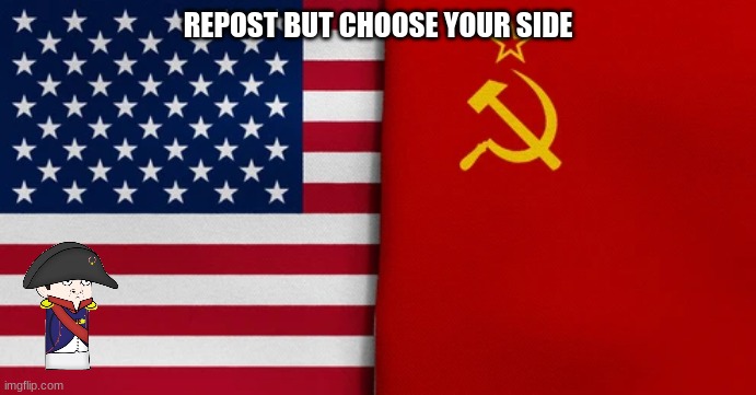 REPOST BUT CHOOSE YOUR SIDE | made w/ Imgflip meme maker