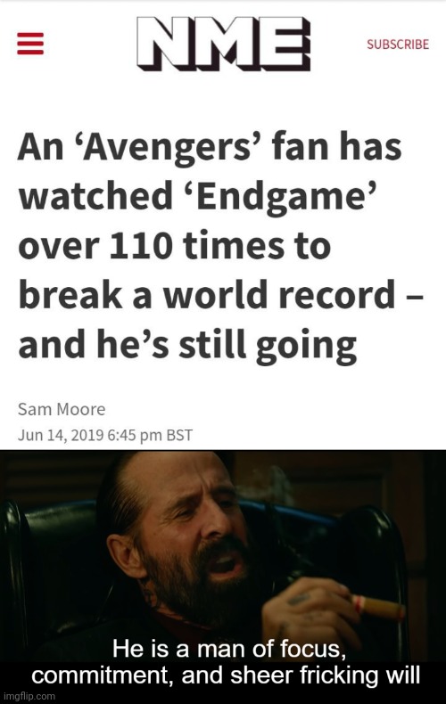 who remembers this btw | image tagged in he is a man of focus commitment and sheer fricking will,avengers endgame,funny,movies,google | made w/ Imgflip meme maker