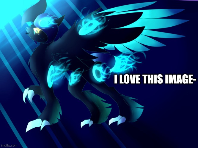 Shiny Umbreon / Mega Absol Fusion | I LOVE THIS IMAGE- | image tagged in shiny umbreon / mega absol fusion | made w/ Imgflip meme maker