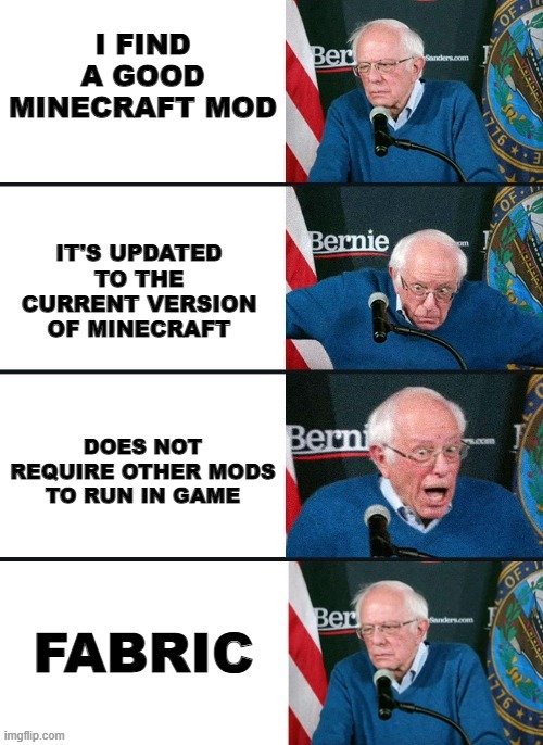 I just want to try The Origin Mod | image tagged in bernie sander reaction change | made w/ Imgflip meme maker