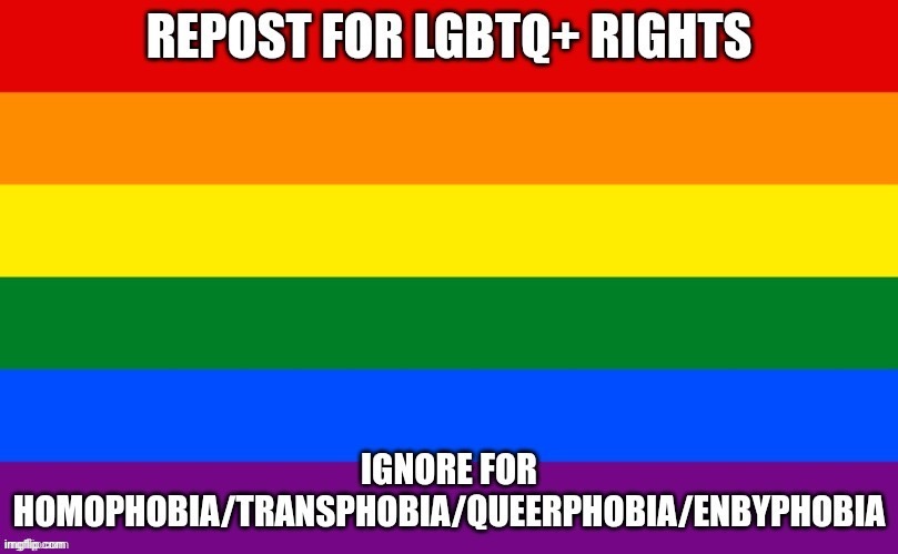 :) | image tagged in lgbtq,repost | made w/ Imgflip meme maker