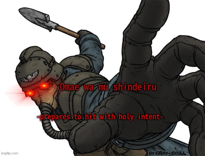 -prepares to hit with holy intent- | made w/ Imgflip meme maker
