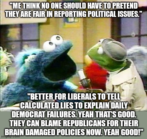 Great news! Liberal pundits have taken to twitter to explain they will no longer tell both sides of any issue. Say what? | "ME THINK NO ONE SHOULD HAVE TO PRETEND THEY ARE FAIR IN REPORTING POLITICAL ISSUES."; "BETTER FOR LIBERALS TO TELL CALCULATED LIES TO EXPLAIN DAILY DEMOCRAT FAILURES. YEAH THAT'S GOOD. THEY CAN BLAME REPUBLICANS FOR THEIR BRAIN DAMAGED POLICIES NOW. YEAH GOOD!" | image tagged in newsflash,liberals,biased media,twitter,stupid liberals | made w/ Imgflip meme maker
