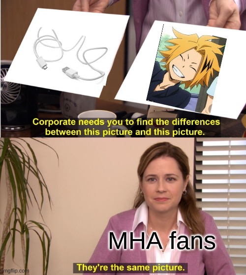 They're The Same Picture | MHA fans | image tagged in memes,they're the same picture | made w/ Imgflip meme maker