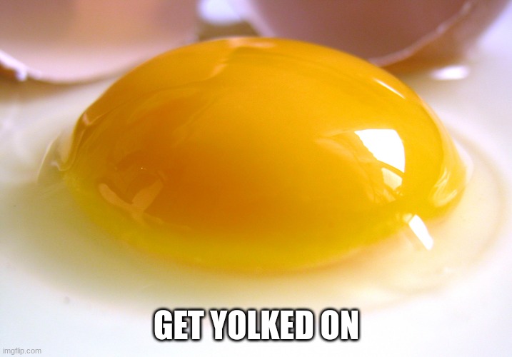 GET YOLKED ON | made w/ Imgflip meme maker