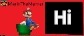 Hi | image tagged in mariothememer announcement template v1 low quality | made w/ Imgflip meme maker