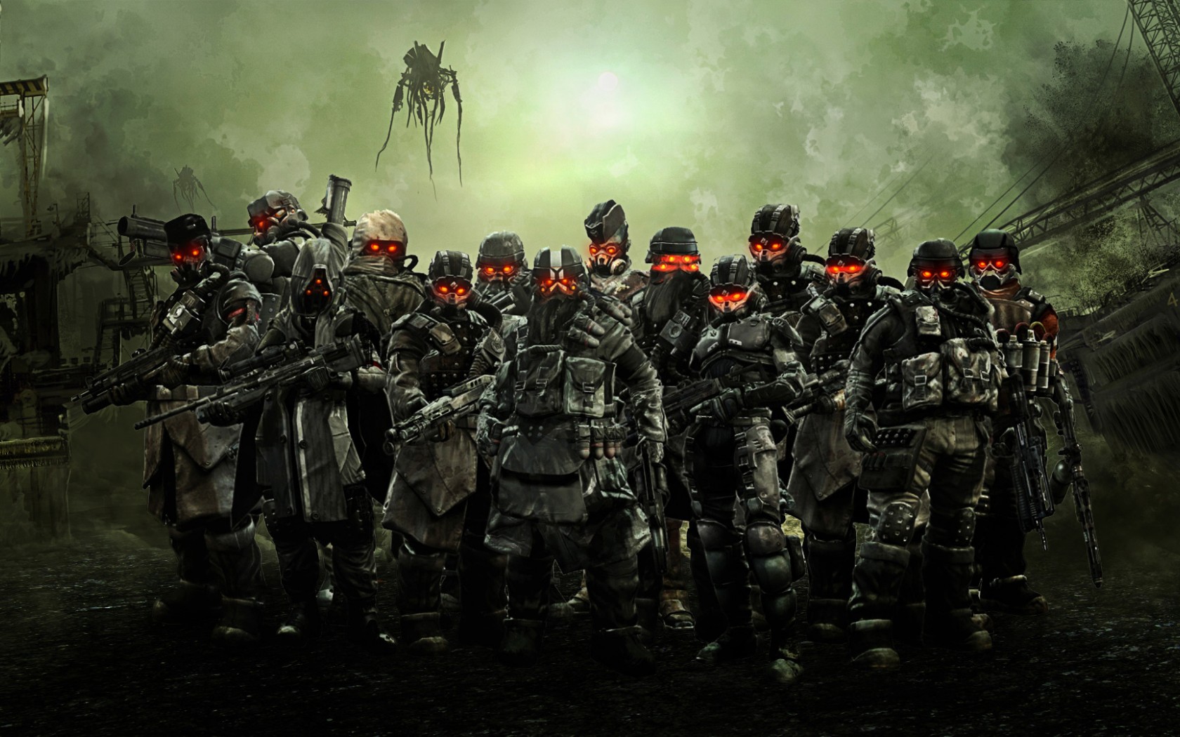 Helghast Army Blank Meme Template