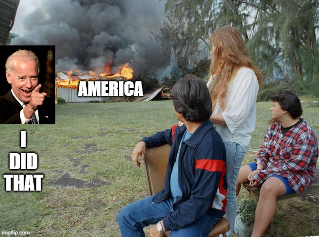 Not holding well | AMERICA; I DID THAT | image tagged in america on fire | made w/ Imgflip meme maker