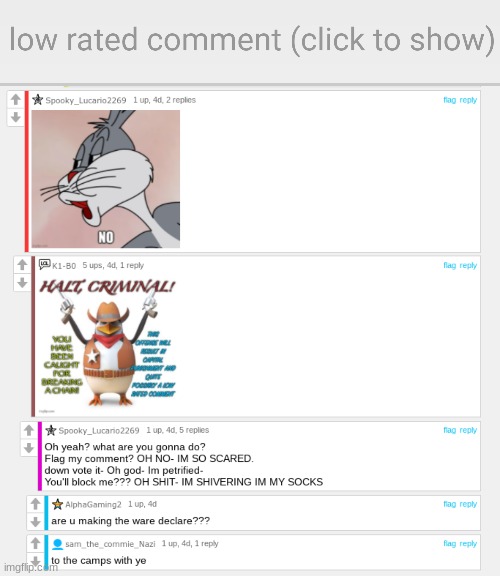Low-Rated Comment Imgflip | image tagged in low-rated comment imgflip | made w/ Imgflip meme maker