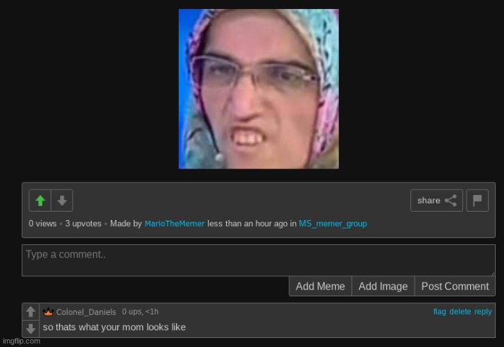 made w/ Imgflip meme maker