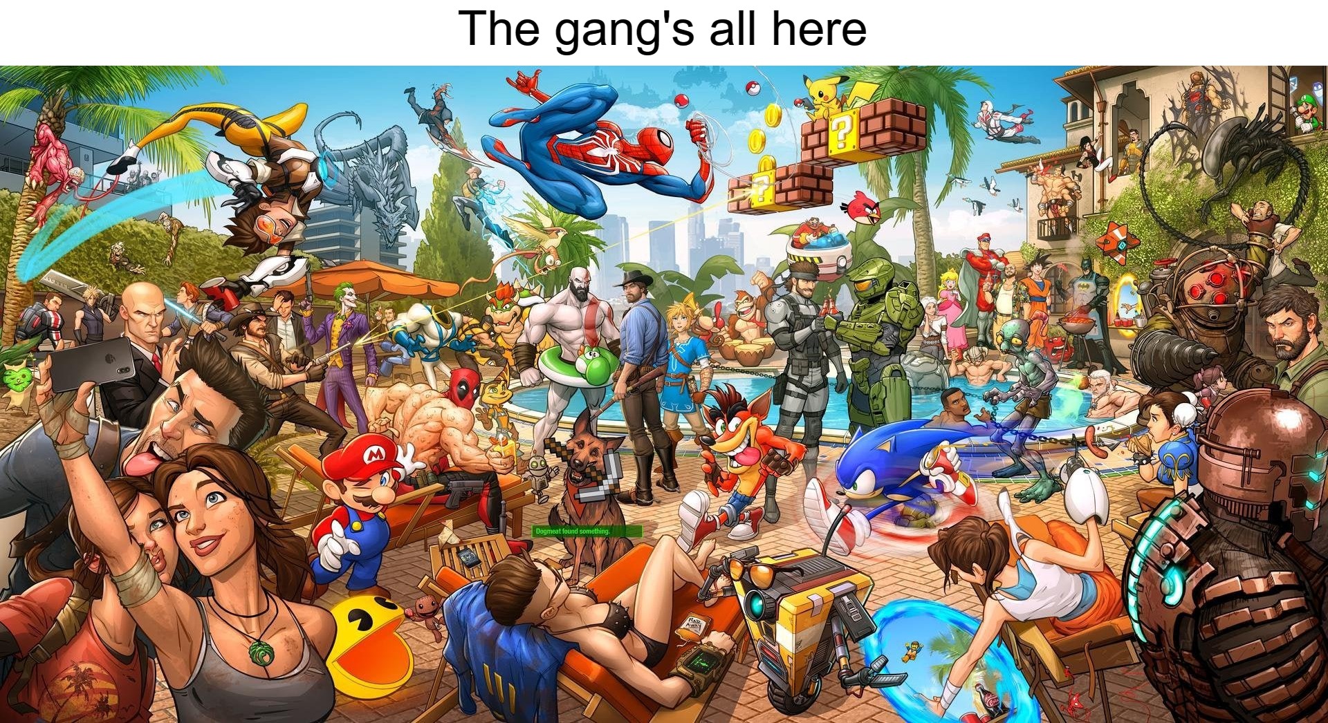 Name as many as you can | The gang's all here | made w/ Imgflip meme maker