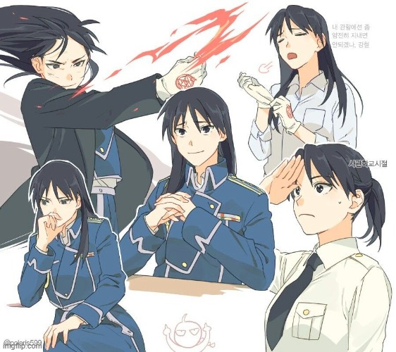 Oh look a genderbent Roy Mustang | made w/ Imgflip meme maker