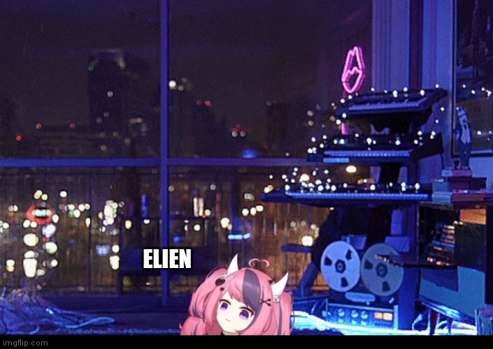 Is there no vtuber stream? | ELIEN | image tagged in ironmouse smol | made w/ Imgflip meme maker