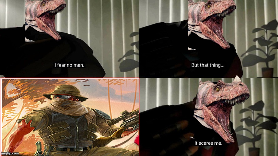 TF2 Heavy I fear no man | image tagged in tf2 heavy i fear no man | made w/ Imgflip meme maker