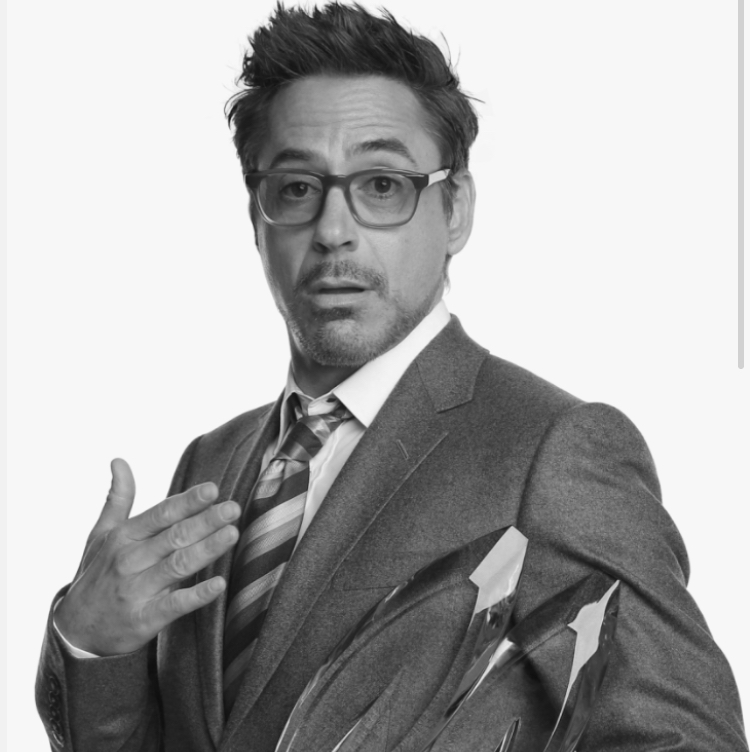 High Quality Robert Downey Jr explains Blank Meme Template