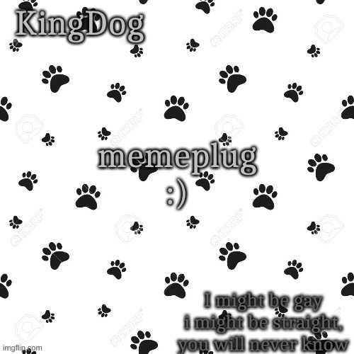 https://imgflip.com/i/5qkpzp | memeplug :) | image tagged in kingdog | made w/ Imgflip meme maker