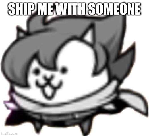 Amogus trend | SHIP ME WITH SOMEONE | image tagged in psychocat | made w/ Imgflip meme maker