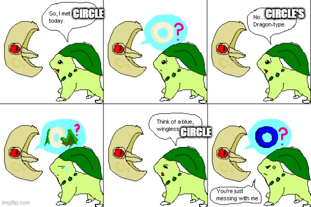 So i met a circle today | CIRCLE; CIRCLE'S; CIRCLE | image tagged in never gonna give you up | made w/ Imgflip meme maker