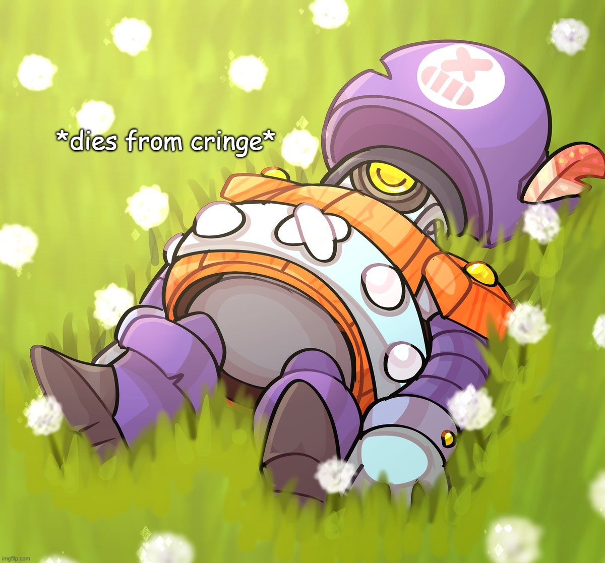 darryl nooooo :( | image tagged in darryl dies from cringe | made w/ Imgflip meme maker