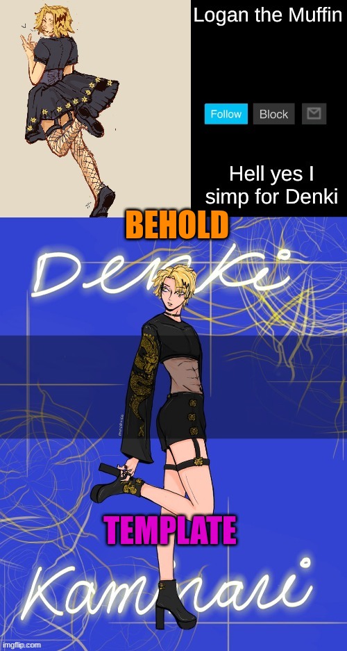 Thank you yachiiiii | BEHOLD; TEMPLATE | image tagged in no | made w/ Imgflip meme maker