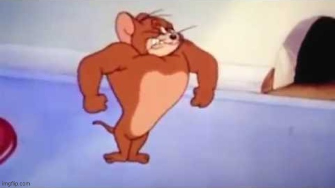 buff jerry | image tagged in buff jerry | made w/ Imgflip meme maker