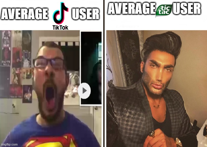 average fan vs average enjoyer | AVERAGE       USER; AVERAGE          USER | image tagged in average fan vs average enjoyer | made w/ Imgflip meme maker