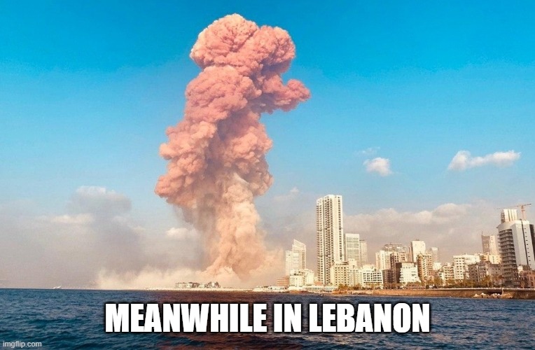 Lebanon Sage | MEANWHILE IN LEBANON | image tagged in lebanon sage | made w/ Imgflip meme maker