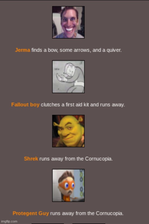 Gettin intresting! | image tagged in hunger games | made w/ Imgflip meme maker